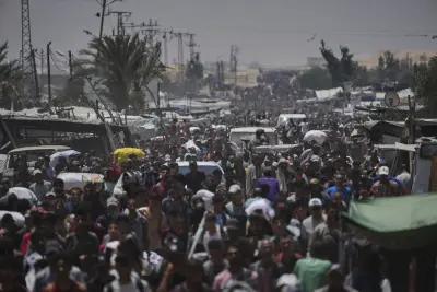 Palestinians say at least five people killed by Israeli gunfire near Gaza aid centers