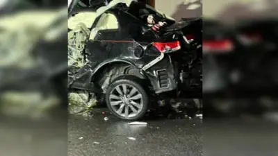Police searching for driver after violent crash in Brockton