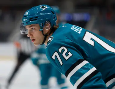 Sharks forward says he’s ‘fine’ after scary on-ice incident in Czechia