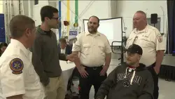 ‘I’ve been looking forward to this’: Man thanks paramedic who helped save his life during national EMS week