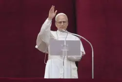 Pope Leo XIV calls for peace in Ukraine and Gaza, saying 'Never again war'