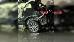 Police searching for driver after violent crash in Brockton